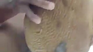 Indian villager with his fetish