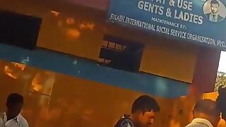 Indian blows daddy in public urinal