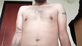 Latino fucks himself and is rewarded with a strong orgasm