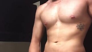 Fine ginger dude shoots load