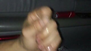 Watching a friend cum in car