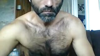hairy mans wank for all man