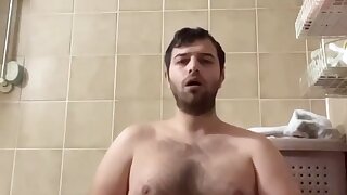 Chunky hairy Muslim being a slut