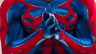 Watch this compilation of spiderman's in their suits having fun.