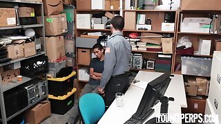 LP Officer drills straight latino perps virgin asshole