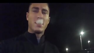 Verbal brit Smokes and jerks