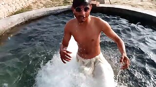 Pakistani twink in tubewell