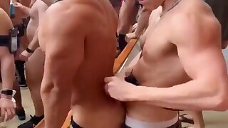 With an eager audience