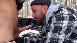 Young guy sucks and gets fucked by a bear