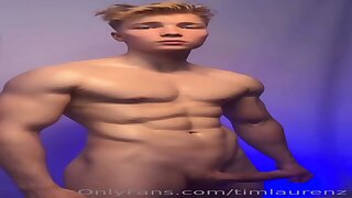 194 Cutie muscle blond TikTok cosplayer Tim Laurenz timlaurenz OnlyFans porn