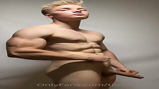 9 Cutie muscle blond TikTok cosplayer Tim Laurenz timlaurenz OnlyFans porn
