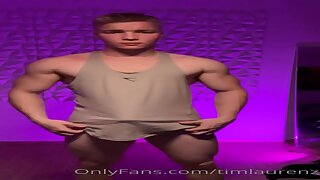 60 Cutie muscle blond TikTok cosplayer Tim Laurenz timlaurenz OnlyFans porn