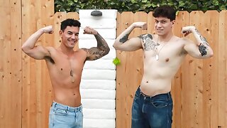 Brock’s First FlipFuck  JC Hunt, Brock Reynolds flip-fuck