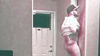 Str8 latin guy sucked off at gloryhole on hidden cam