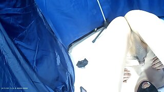 A perverted man who receives his ejaculated sperm with his mouth