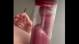 Playing With A Cock Pump and My Cock Appreciates the Attention