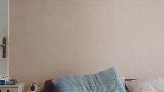 Cute italian boy showing off