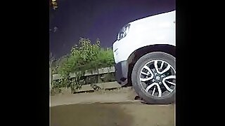 Chilean strongman lifting car