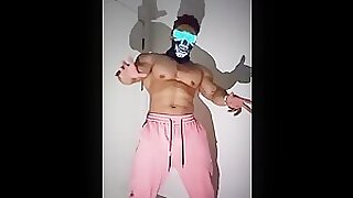 Dancing muscle guy