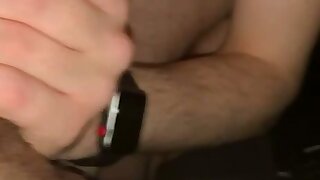 Exposed brit twink licking uncut cock like the good faggot he is