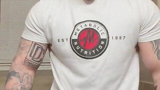 TATTED WHITE BOY FLASH COCK