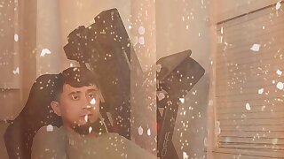 Latino big cock showing off his huge cock