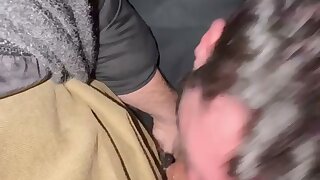 Sucking off some random in my car