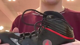 Watch this jock talk about his wrestling gear. Tiktok @mattybfatty_