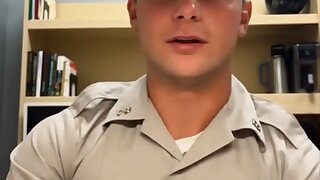 Watch these cute military dudes.