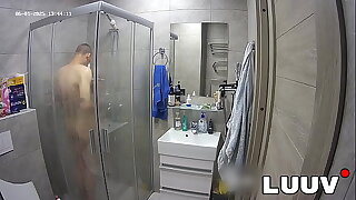 LUUV&period; Abbadon takes a shower before a scene with his girlfriend