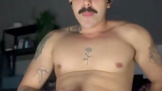 Sniffing and jerking cowboy (no cum)