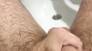 Hairy play shower webcam