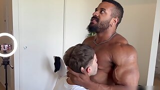 Sucking Black Meat Nipples