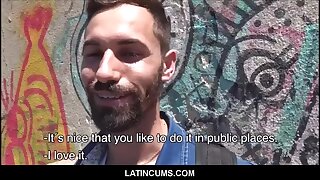 Straight Latino Stud With Braces Fucked For Cash POV