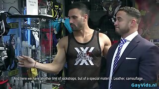 Big dick gay dildo with cumshot